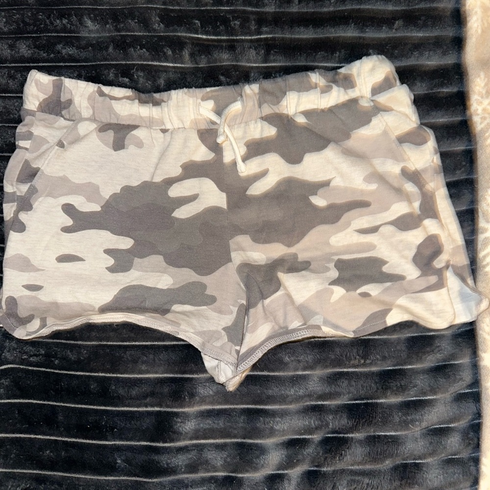Old navy camo sweat shorts.